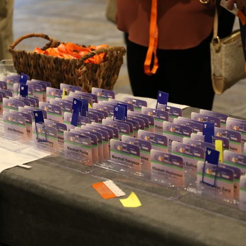 Conference Back of Badge Sponsor